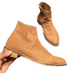 Free People Century Flat Boot Leather Size 39 US 8